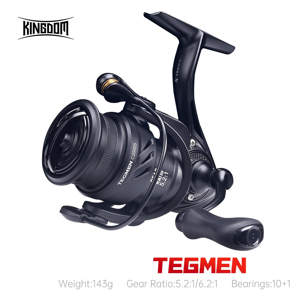Trolling Reel - Kingdom Tegmen-Carretes de pesca giratorios 5,2: