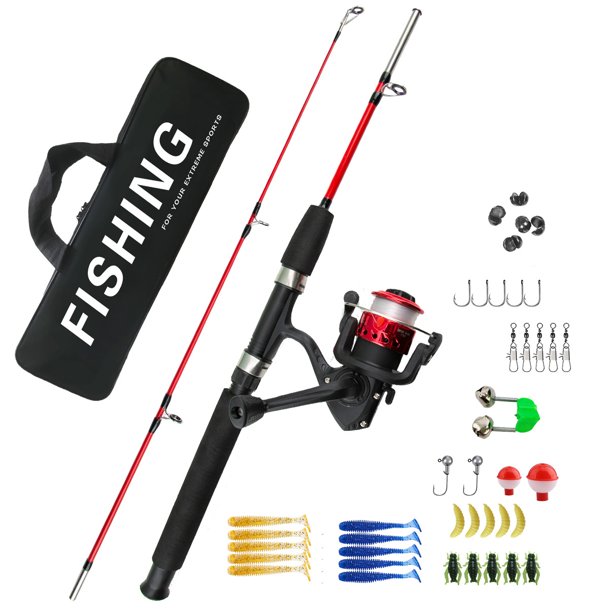 Combo de Caña de Pescar en Hie - Ice Fishing Reel reseña y precio