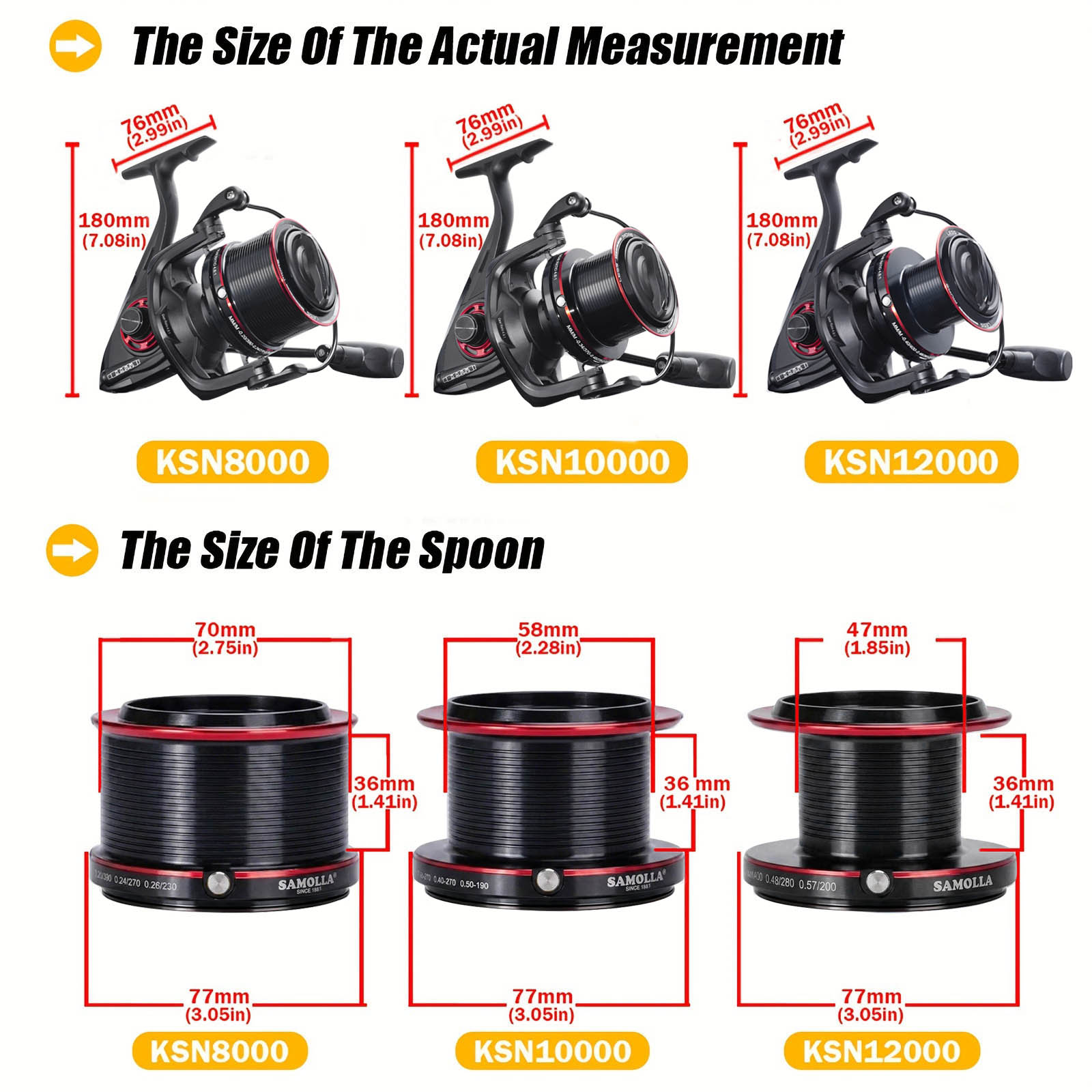 Carrete de Pesca Giratorio de  - Surf Reel reseña y precio