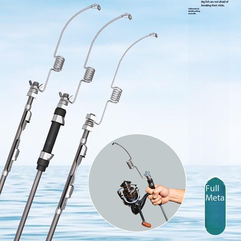 Caña de pescar de resorte mini - Ice Fishing Reel reseña y precio