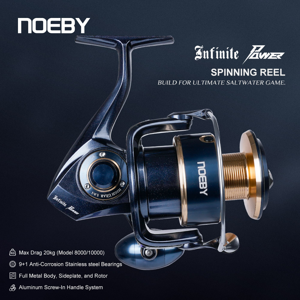 Carrete de Pesca Giratorio Noe - Surf Reel reseña y precio