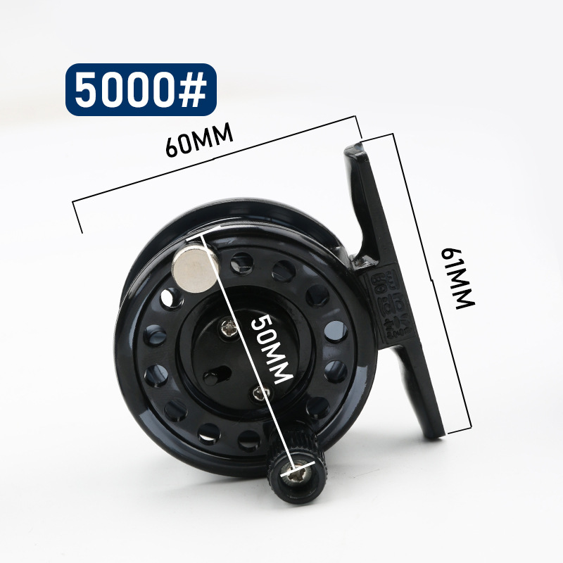 Carrete de Pesca Ligero y Port - Ice Fishing Reel reseña y precio