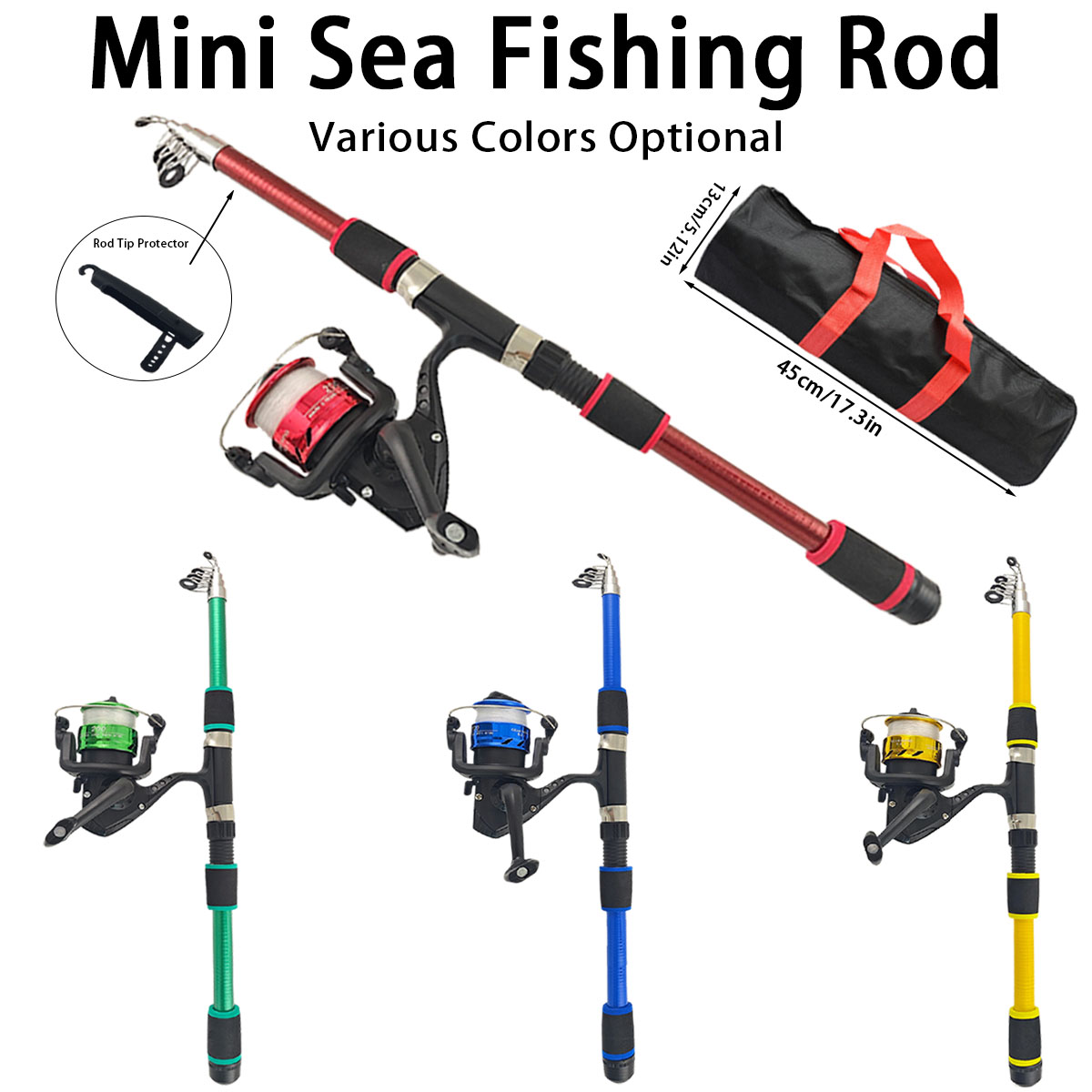 Combo de Caña de Pescar Telesc - Reel Bag reseña y precio