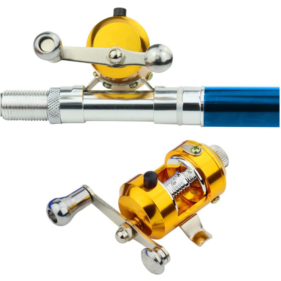 Juego combinado de carrete y c - Ice Fishing Reel reseña y precio