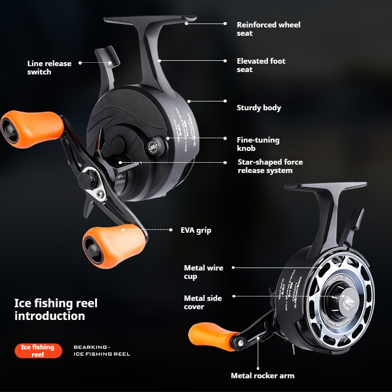 Carrete de pesca en hielo de i - Ice Fishing Reel reseña y precio