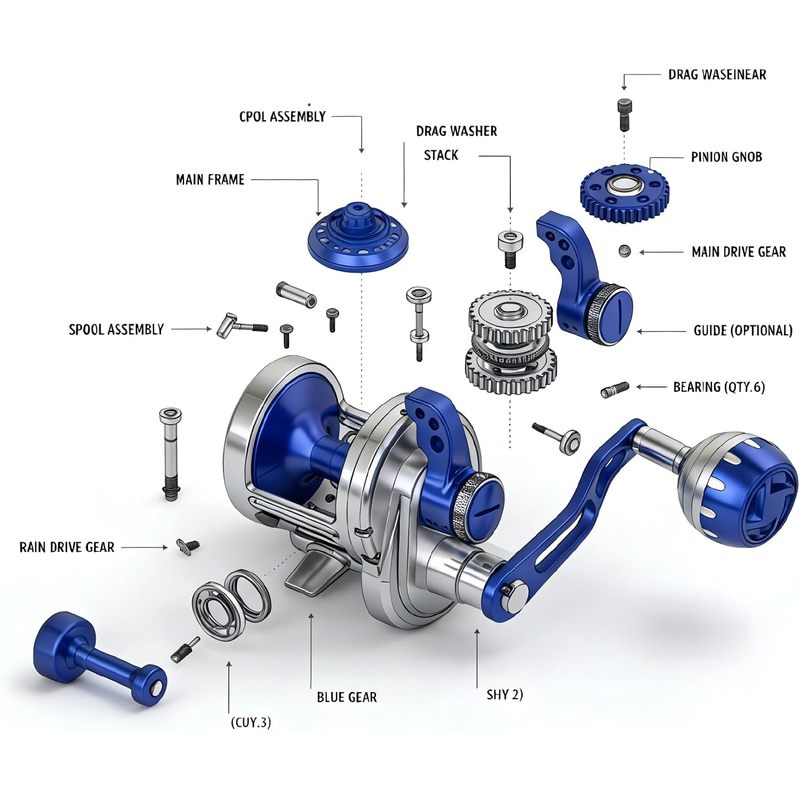 Carrete de Pesca Topline Tackl - Ice Fishing Reel reseña y precio